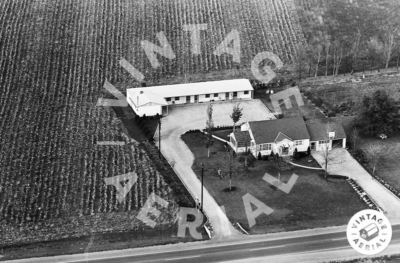 White Swan Motel - 1963 Aerial (newer photo)